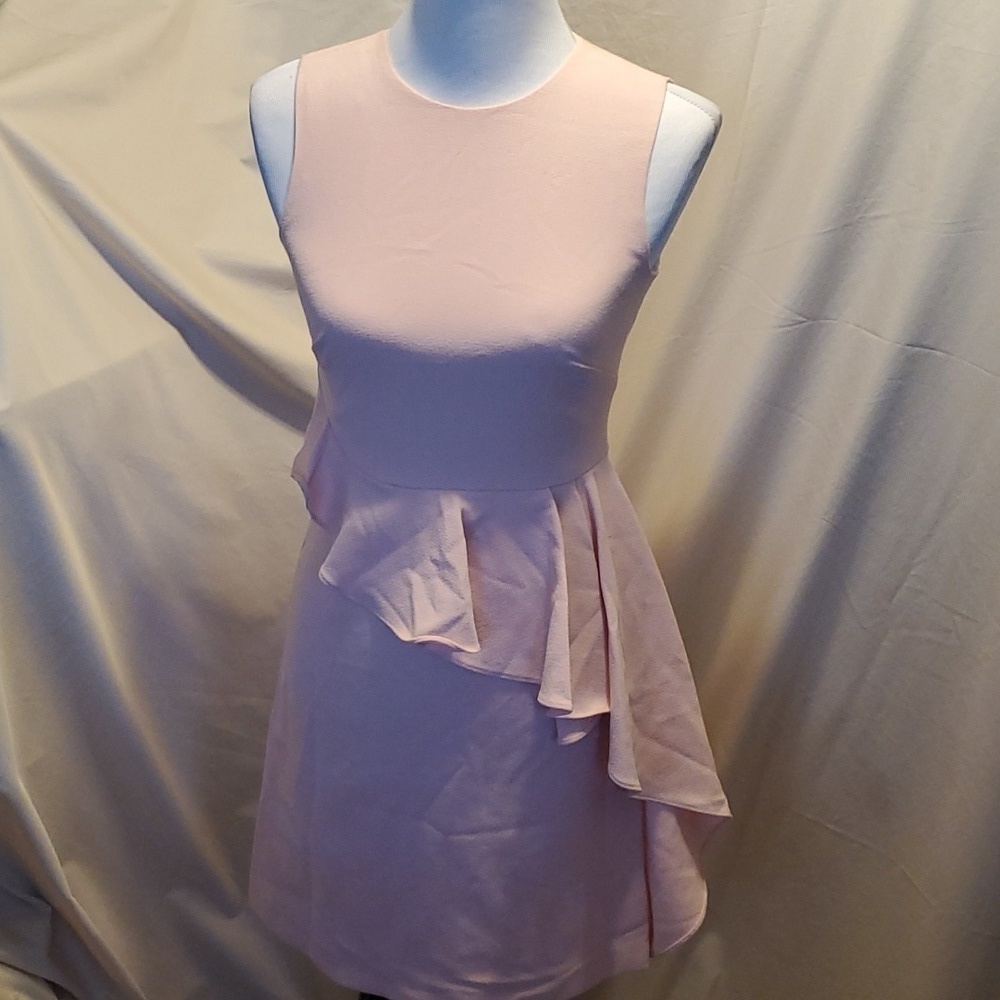 Vince Camuto Pink Ruffle Dress SZ 0